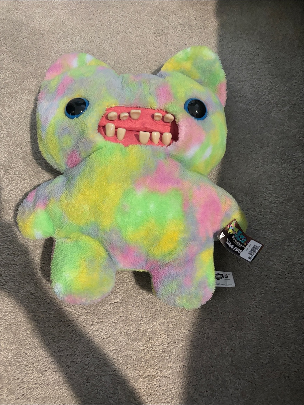 Pastel Tie-Dye Fuggler Plush BRAND NEW